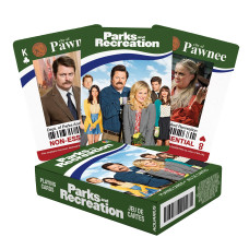 Aquarius Parks Recreation Playing Cards Parks Rec Themed Deck Of Cards For Your Favorite Card Games Officially Licensed