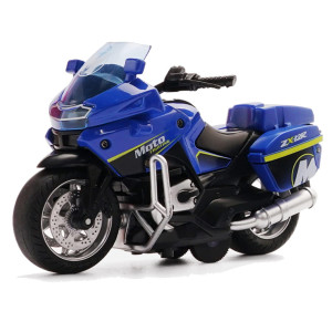 Gilumza Pull Back Motorcycle Toys Tiny Gift With Music Lighting Police Motorcycles Toy For Boys Kids Age 3 4 5 6 7 8 Year Old