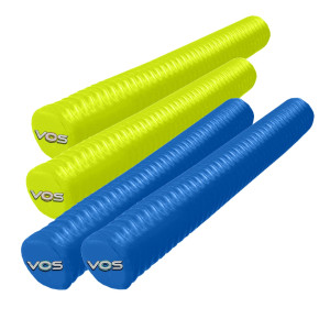 Vos Lazy Floats Foam Pool Noodle Big Round Premium Outdoor Water Float Seafoam Blue 4Pack