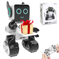 Robot Toy For Kids Intelligent Interactive Remote Control Robot With Builtin Piggy Bank Educational Robotic Kit Walks Sings An