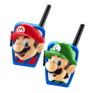 Super Mario Bros Walkie Talkies Kids Toys Long Range Two Way Static Free Handheld Radios Designed For Indoor Or Outdoor Games