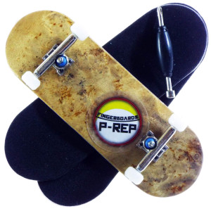 Prep Standard Complete Wooden Fingerboard Burl 32Mm