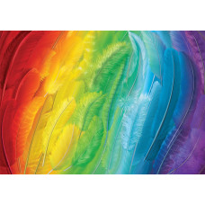 Buffalo Games Plumes Of Color 300 Large Piece Jigsaw Puzzle