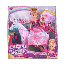 Sparkle Girlz United Pacific Designs 10057 Zuru 105 Princess With Horse Playset