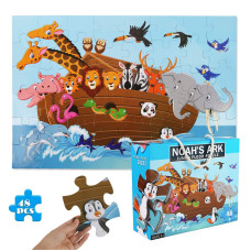 Lovestown Floor Puzzles For Kids 48 Pcs Jumbo Puzzles 3 X 2 Ft Animal Floor Puzzle Giant Jigsaw Puzzle Educational Toy