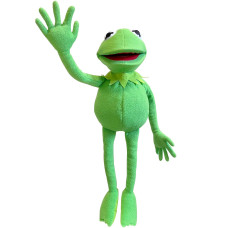 Kermit Frog Hand Puppet Soft Hand Frog Stuffed Plush Toy With 50 Pcs Kermit Frog Stickers Ideas For Christmasholiday For Boys