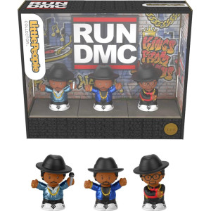 Little People Collector Run Dmc Special Edition Set 3 Figures For Adults Hip Hop Fans In Display Box