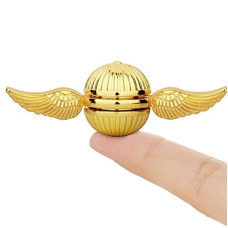 Umnodobn Gold Fidget Spinner Magic Orb Anxiety Toys Stress Relief Reducer Spin Fidgets Hand Bearing Tri Spinner Finger Spinners