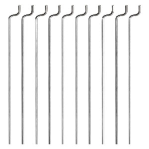 Uxcell 1Mm X 400Mm 157 Inch Steel Z Pullpush Rods Parts For Rc Airplane Plane Boat Replacement Pack Of 10