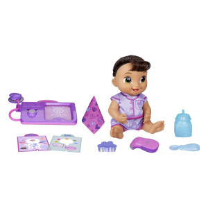 Baby Alive Lulu Achoo Doll 12Inch Interactive Doctor Play Toy With Lights Sounds Movements And Tools Kids 3 And Up Brown H