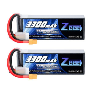 Zeee 148V 4S Lipo Battery 50C 3300Mah Soft Case Battery With Xt60 Plug For Rc Airplane Helicopter Rc Boat Uav Drone Fpv Rc Car