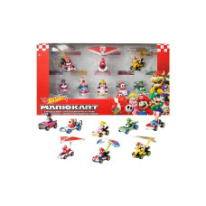 Diecast Hotwheels Mario Kart Cars 8 Pack Collector Set