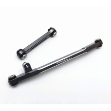 Treal Aluminum 7075 Steering Links Set For Axial Scx24 124 Scalev2 Grey