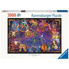 Ravensburger Zodiac 3000 Piece Jigsaw Puzzle Enthralling Zodiac Illustration Custom Blueboard Perfect Interlocking Fit V