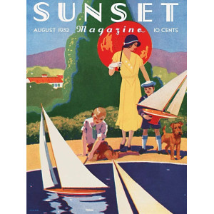 New York Puzzle Company Sunset Magazine Toy Boats 1000 Piece Jigsaw Puzzle For Adults