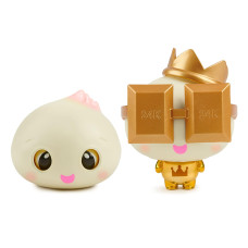 My Squishy Little Golden Dumpling Interactive Doll Collectible With Accessories Dart Gold