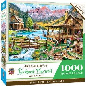 Masterpieces 1000 Piece Jigsaw Puzzle For Adults Family Or Kids Canoes For Rent 1925X2675