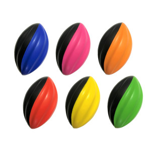 Lmc Products Mini Football 6Pack 5 Spiral Small Foam Football Kids Football Mini Footballs 6Pack Easy Grip Soft Toddl