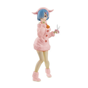 Furyu Rezero Starting Life In Another World Sss Wolf Seven Kids Rem Pvc Figure Multicolor Fr95446