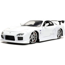 Jada Toys Fast Furious 124 1992 Mazda Rx7 Diecast Car Toys For Kids And Adults White