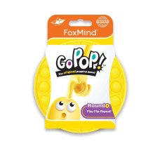 Foxmind Go Pop Roundo The Original And Ingenious Tactile Game Yellow