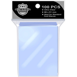 100Ps Soft Clear Card Team Bag Protectors Sleeves For Card Game Top Loader Fit For Magic Cards And Premium Cards And Mtg Basebal