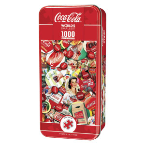 Masterpieces 1000 Piece Jigsaw Puzzle With Collectible Tin Case Cocacola 1125X1675