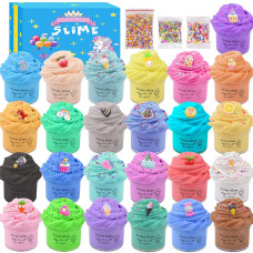 25 Pack Mini Butter Slime Kit Scented Slime For Girls And Boys Party Favor Gifts Soft And Nonsticky