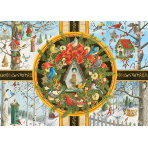 Ravensburger Christmas Songbirds 500 Piece Jigsaw Puzzle For Adults 16835 Every Piece Is Unique Softclick Technology Means