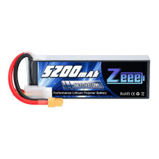 Zeee 3S Lipo Battery 5200Mah 50C 111V Rc Batteries With Xt60 Connector Soft Case For Rc Airplane Helicopter Plane Quadcopter Rc