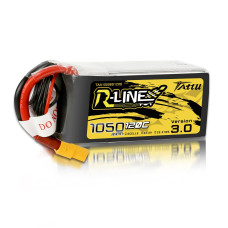 Tattu 6S Lipo Battery Rline Version 30 1050Mah 222V 120C 6S1P Lipo Battery Pack With Xt60 Plug