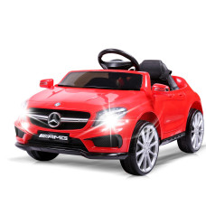 Tobbi Licensed Mercedes Benz Car For Kids Ride On Cars With 24G Remote Control Double Doors 5 Point Safety Belt Led Lights