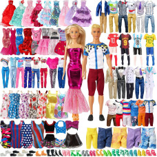 Sotogo 69 Pieces Doll Clothes And Accessories For 115 Inch Girl Boy Doll Clothes Different Occasions Include 30 Sets Handmade D