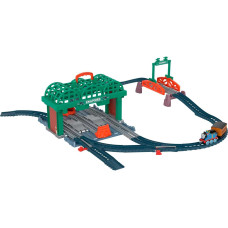 Thomas Friends Diecast Toy Train Track Set Knapford Station 2In1 Playset Storage Case For Preschool Kids Ages 3 Years