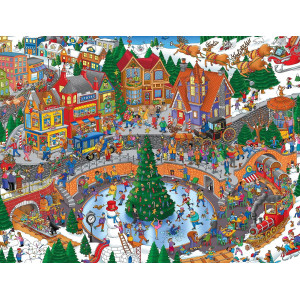 Springbok Holiday Havoc 400 Piece Jigsaw Puzzle Features A Fun Holiday Scene That Includes Everything We Love About The Holid