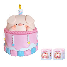 Aven Rabbit Piko Pig Dessert Series Blind Box Toys For Girls Kawaii Figures Action Cute Model Birthday Gift Guess Blind Bag Rand