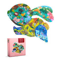 Easter Puzzle Gift For Kids 120 Piece Cute Bunny Jigsaw Puzzles For Girls And Boys Age 68 Kids Animal Puzzles For Children F