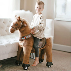 Wonderides Ride On Horse Toy Pony Cycle Kids Ride On Toy Small Size 3 301 Inch Height For 3 To 5 Years Old Pony Ride Plush