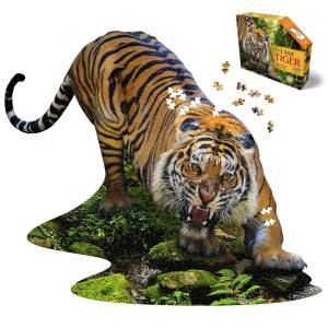 Madd Capp I AM Tiger 1000-Piece Animal Shaped Puzzle