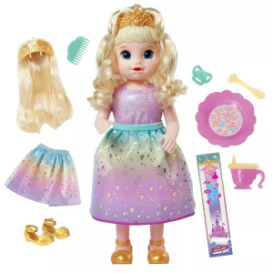 Baby Alive Princess Ellie Grows Up Interactive Doll With Accessories Toys For 3 Years 18Inch