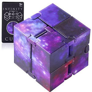 Infinity Cube Sensory Fidget Toy Sensory Tool Edc Fidgeting Game For Kids And Adults Cool Mini Gadget Best For Stress And Anxi