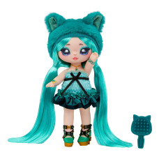 Na Na Na Surprise Sweetest Gems Emery Moss 75 Fashion Doll Emerald Birthstone Inspired With Teal Hair Smocked Satin Dress