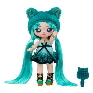 Na Na Na Surprise Sweetest Gems Emery Moss 75 Fashion Doll Emerald Birthstone Inspired With Teal Hair Smocked Satin Dress