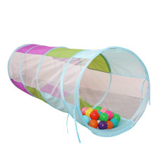 Limitlessfunn Crawling Kids Play Tunnel Pop Up Portable Rainbow Tunnel For Children Toddlers Boys Girls Pet Dogs Cat