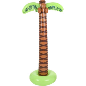 The Dreidel Company Inflatable Palm Tree Luau Decorations Large 55 Ft Tiki Pool Parties Beach Party Birthday Event Outdoor