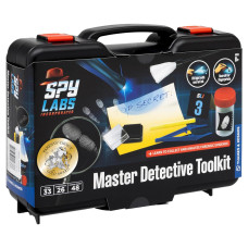 Spy Labs Master Detective Toolkit V2 Forensic Science Kit Gather Document Evidence Play Fingerprints Footprints Tire