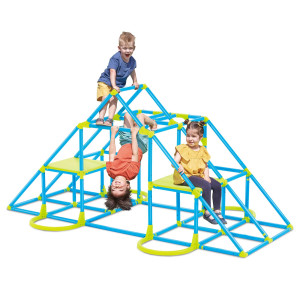 Eezy Peezy Mega Pyramid Monkey Bars Climbing Tower Active Outdoor Fun For Kids Ages 3 To 8 Years Old