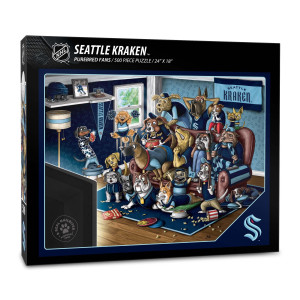 Youthefan Nhl Seattle Kraken Purebred Fans 500Pc Puzzle A Real Nailbiter