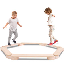 Autirinee Balance Beam Stepping Stones For Kids Montessori Toy Build Coordination And Gross Motor Skills For Kids And Toddler