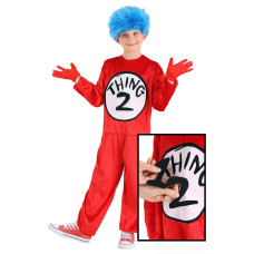 Elope Dr Seuss Thing 1 Thing 2 Costume For Kids Large 1012